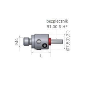 M4-Stylus adapter with break shaft (High Force); 91.00-s-m4-hf
